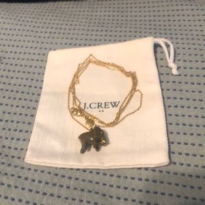 J Crew Elephant Necklace